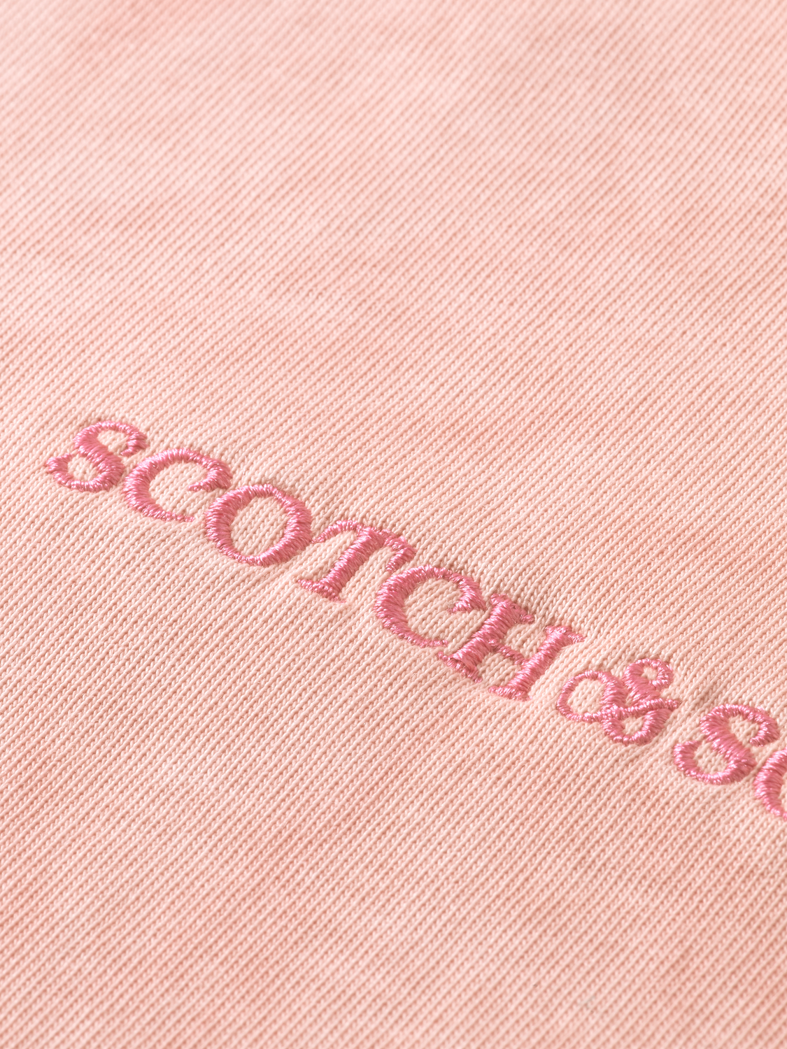 T-Shirt Scotch&Soda de couleur Rose