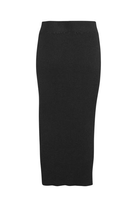 Jupe Kaffe De Couleur Noir (Kaff-10551557) Femme