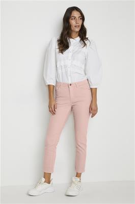 Jacket Jeans Kaffe De Couleur Rose Femme