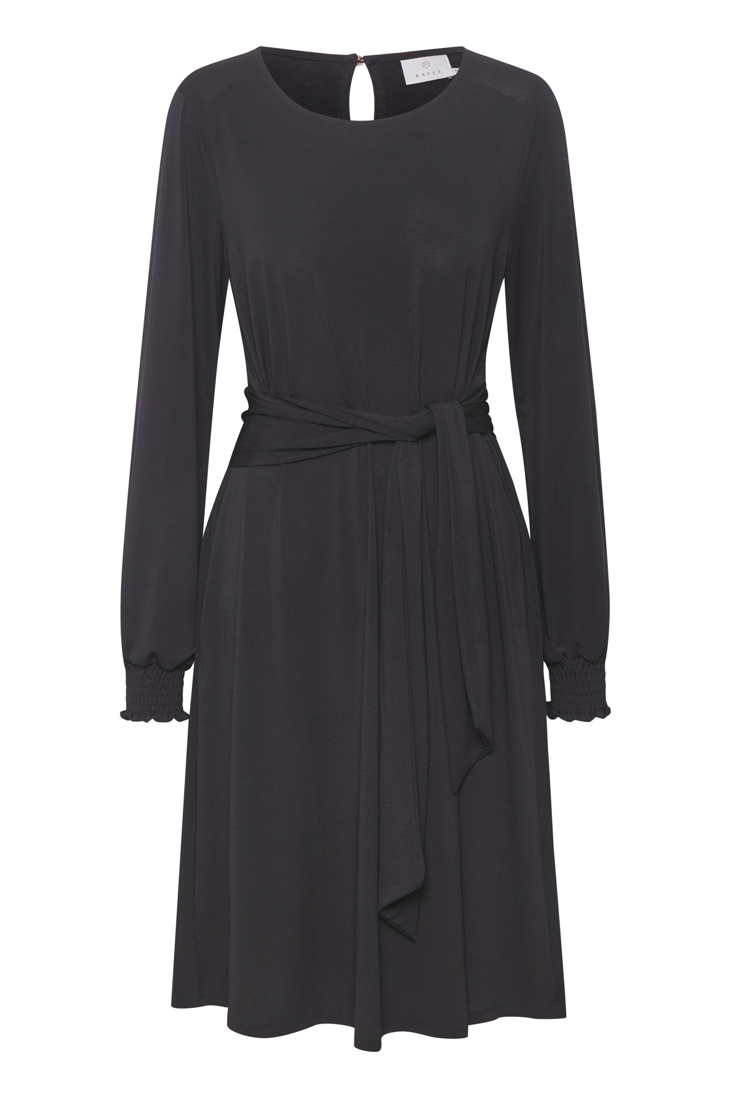 Robe Kaffe De Couleur Noir (Kaff-10504850) Femme