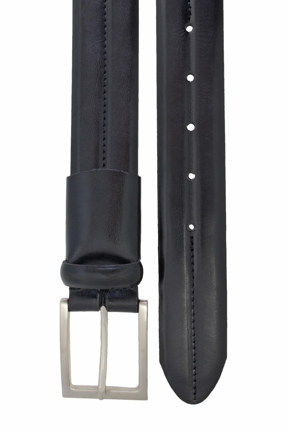 Extensible Custom Leather Belt in Black color