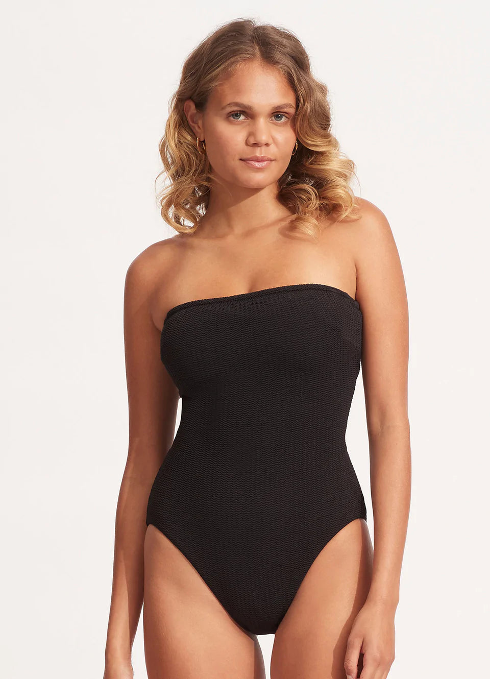 Dd Seafolly One Piece Swimsuit in Black color