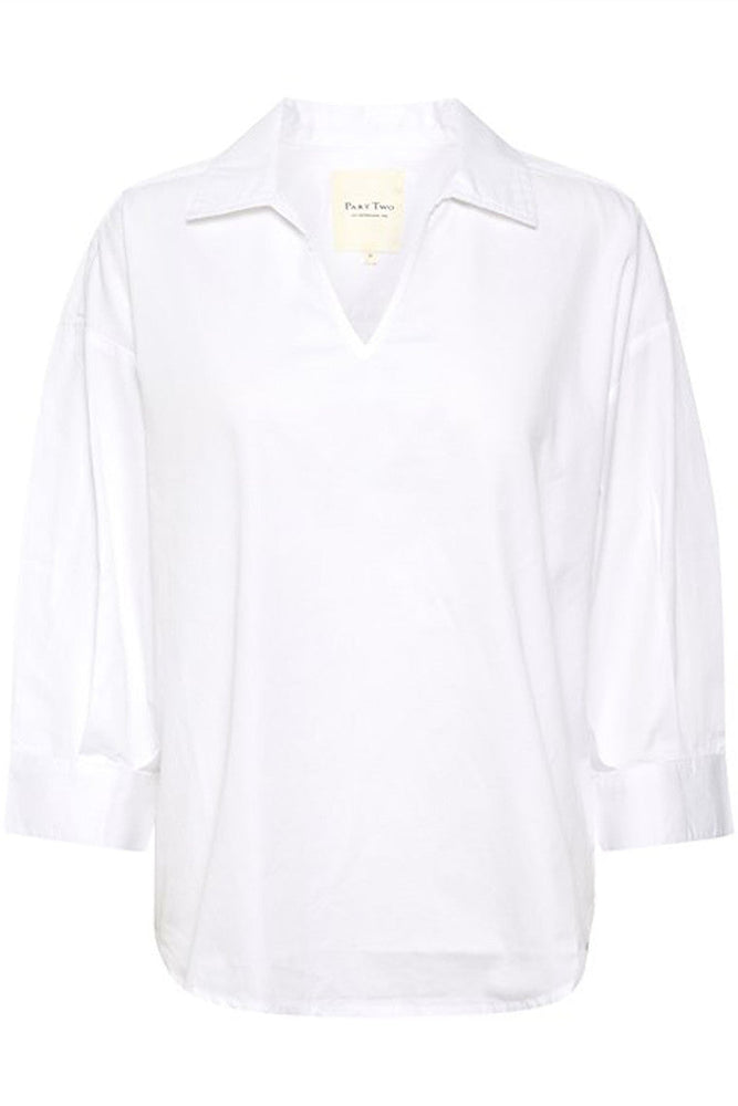 
                  
                    Blouse En Coton Part Two De Couleur Blanc Femme
                  
                