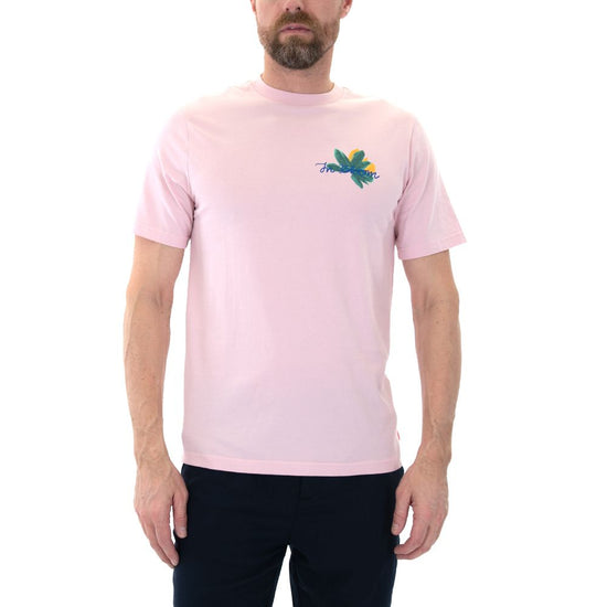 T-Shirt Scotch&Soda de couleur Rose Pale