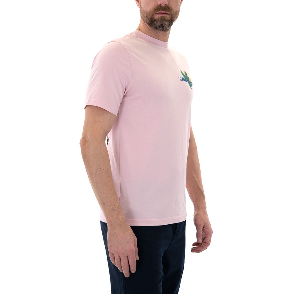 T-Shirt Scotch&Soda de couleur Rose Pale