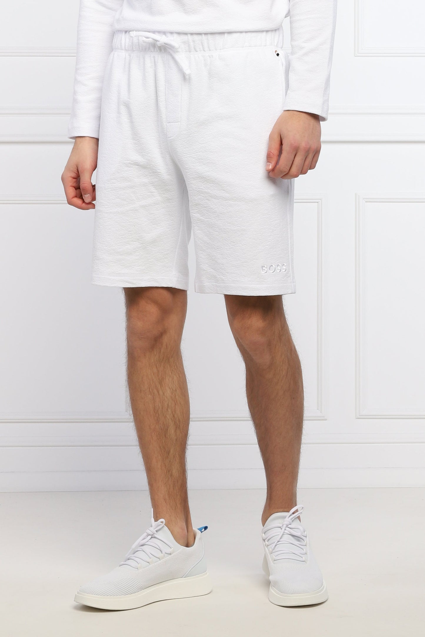 Short Hugo Boss De Couleur Blanc Homme