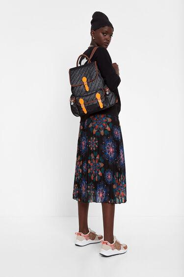 Sac A Dos Desigual De Couleur Noir (Desi-20Saka37) Femme