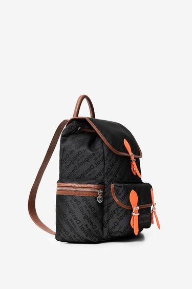 Sac A Dos Desigual De Couleur Noir (Desi-20Saka37) Femme