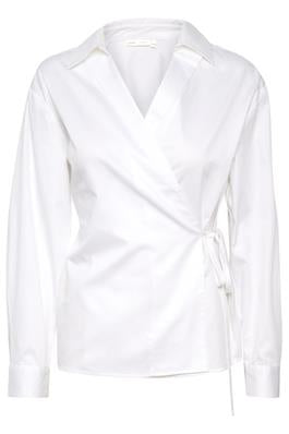 Blouse Wrap Inwear De Couleur Blanc Femme