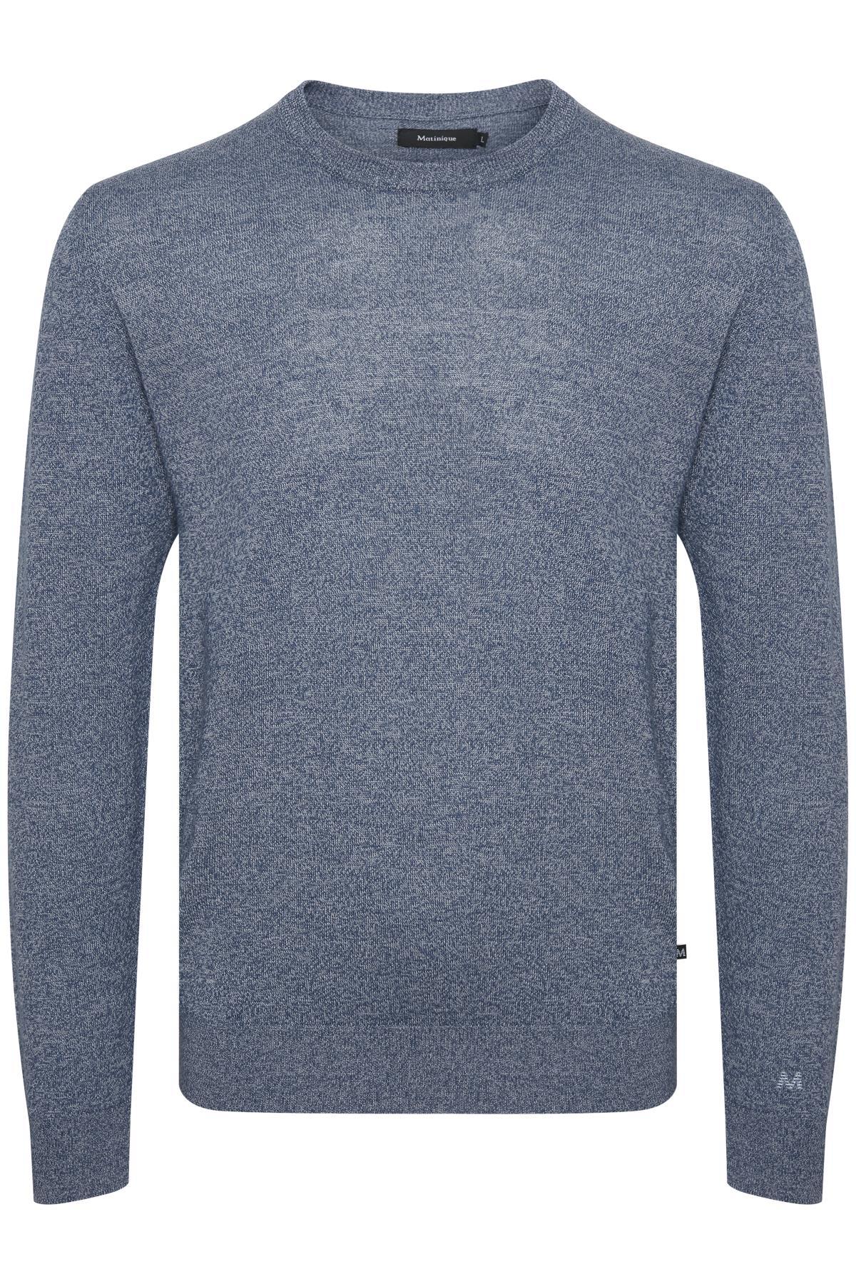 Chandail Matinique De Couleur Bleu (Mati-30205180-1940261) Homme