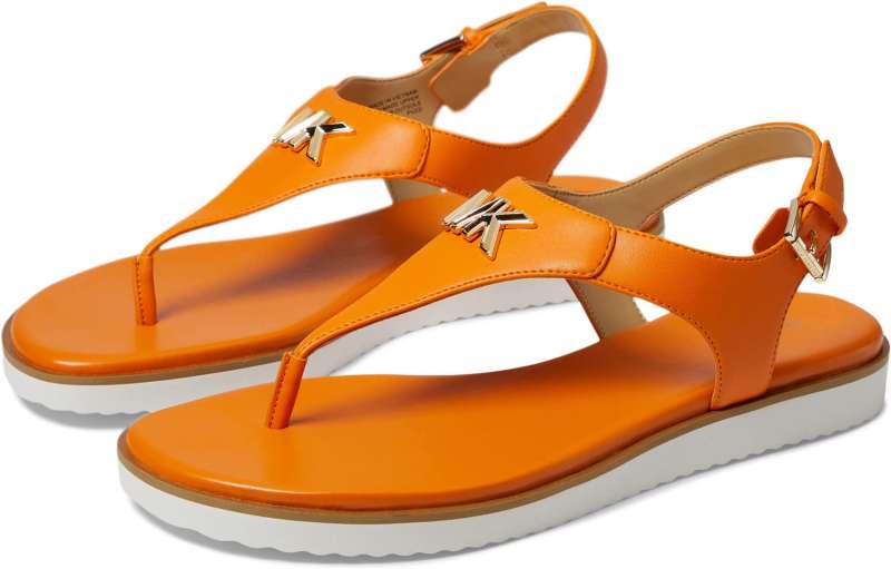 Sandale Jelly Flat Michael Kors de couleur Orange