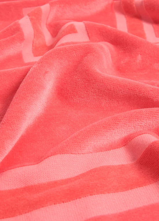 Serviette Seafolly de couleur Corail