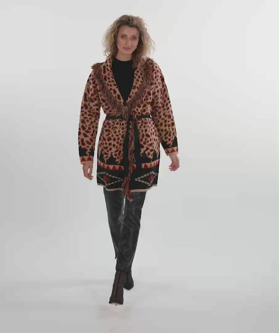 Load and play video in Gallery viewer, Esqualo jacket in Multi color
