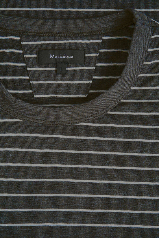 T-Shirt Ligné Matinique de couleur Marine