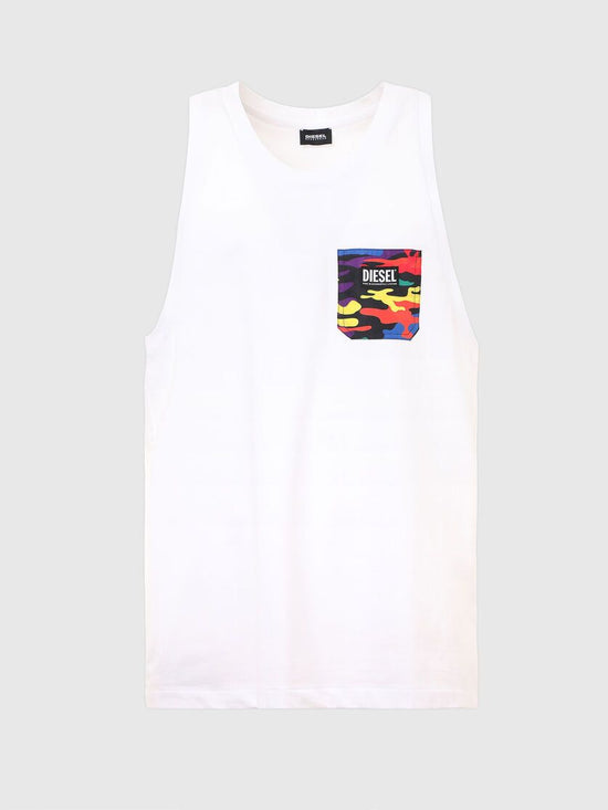 Camisole Loco Diesel De Couleur Blanc Maillot