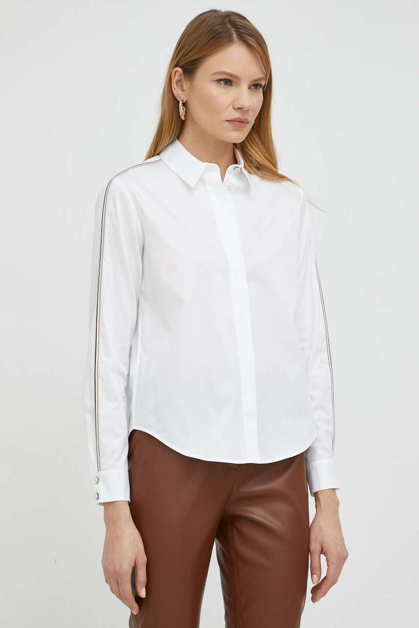 Blouse Hugo Boss de couleur Blanc