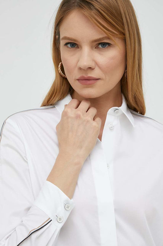 Blouse Hugo Boss de couleur Blanc
