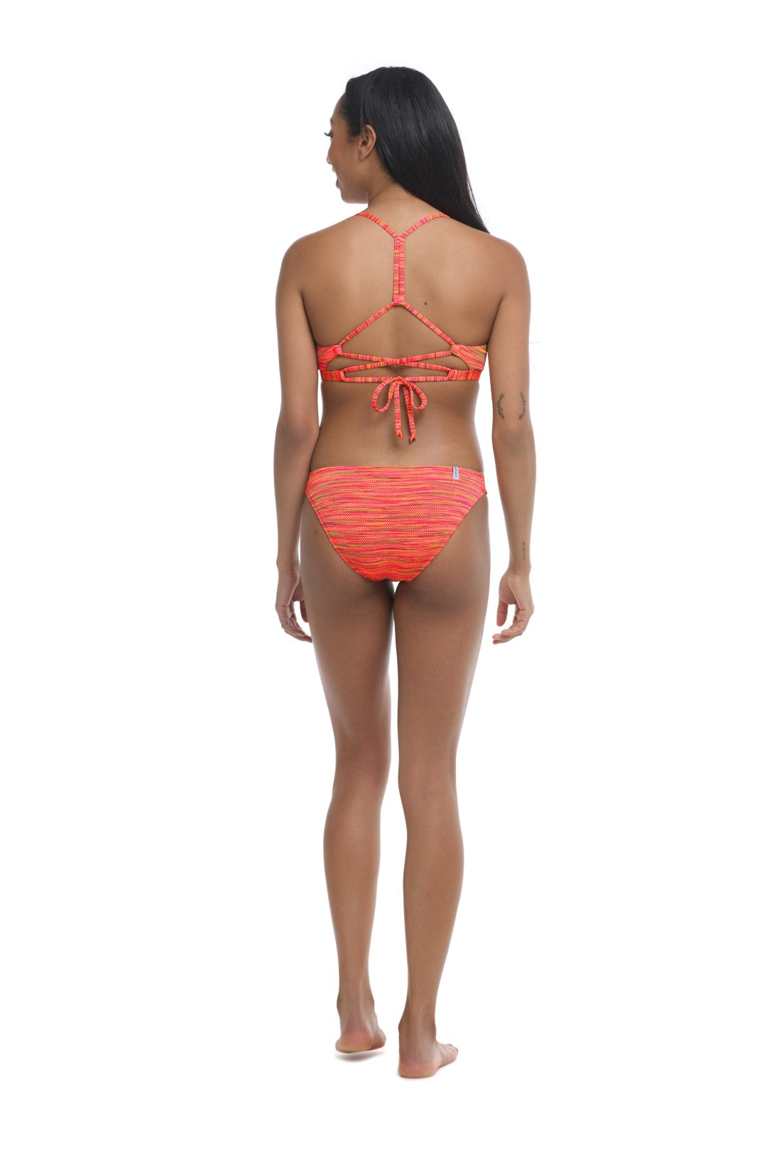 Ruth Body Glove top in Coral color