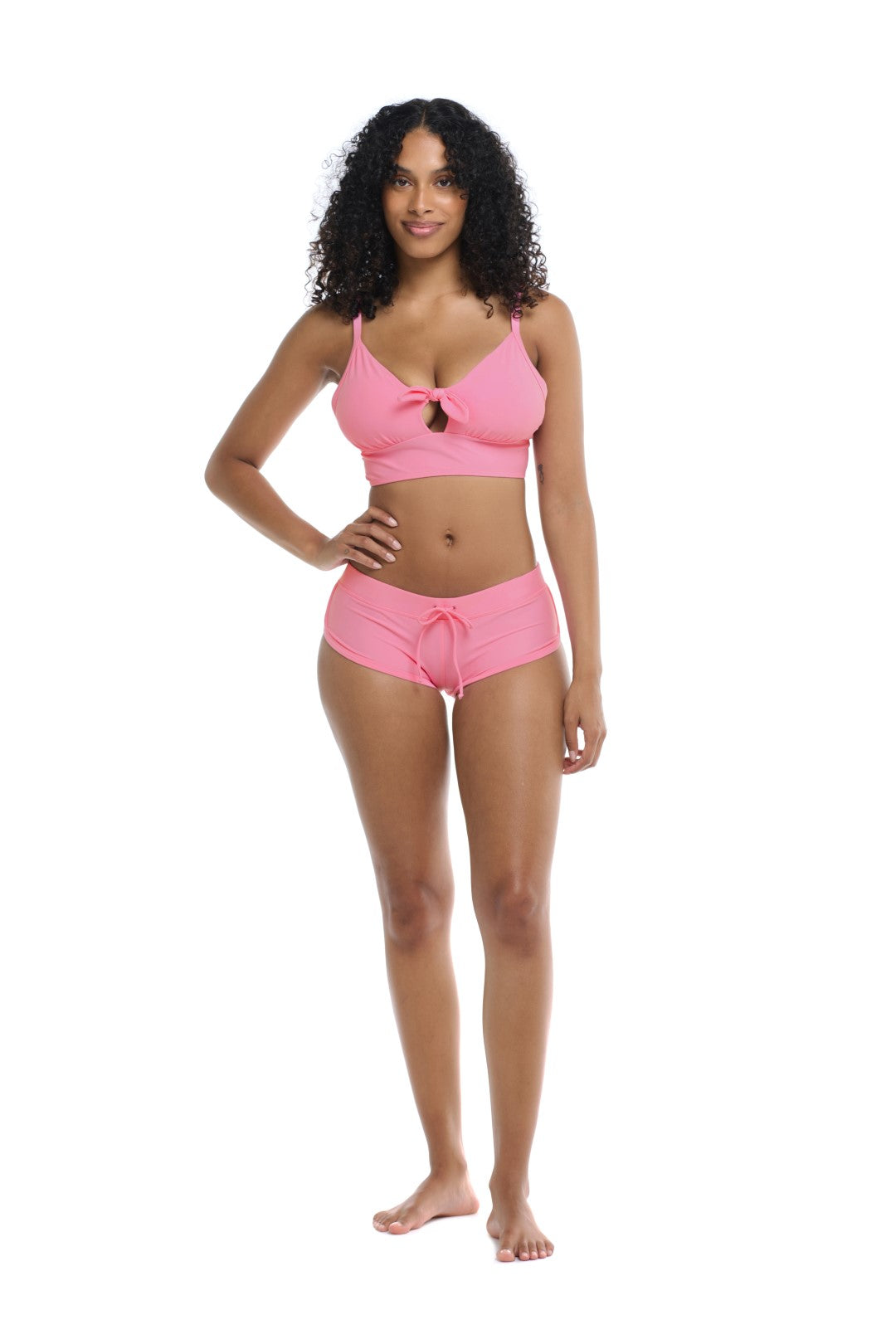 Haut D Olivia Body Glove de couleur Rose