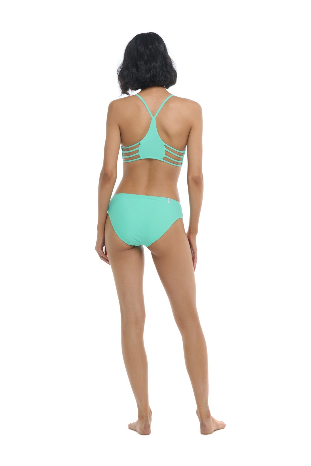 Alani Body Glove Top in Turquoise color