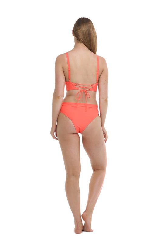 Olivia D Body Glove top in Coral color