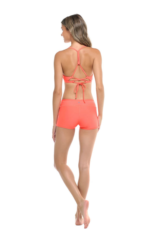 Rider Body Glove stockings in Coral color