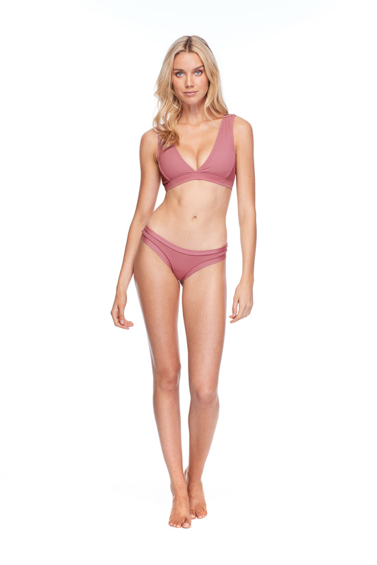 Bas Audrey Body Glove De Couleur Mauve (Body-39-46948) Maillot