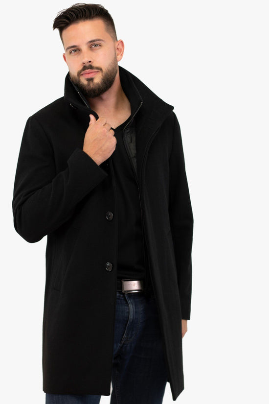 Manteau Matinique De Couleur Noir (Mati-30203845) Homme