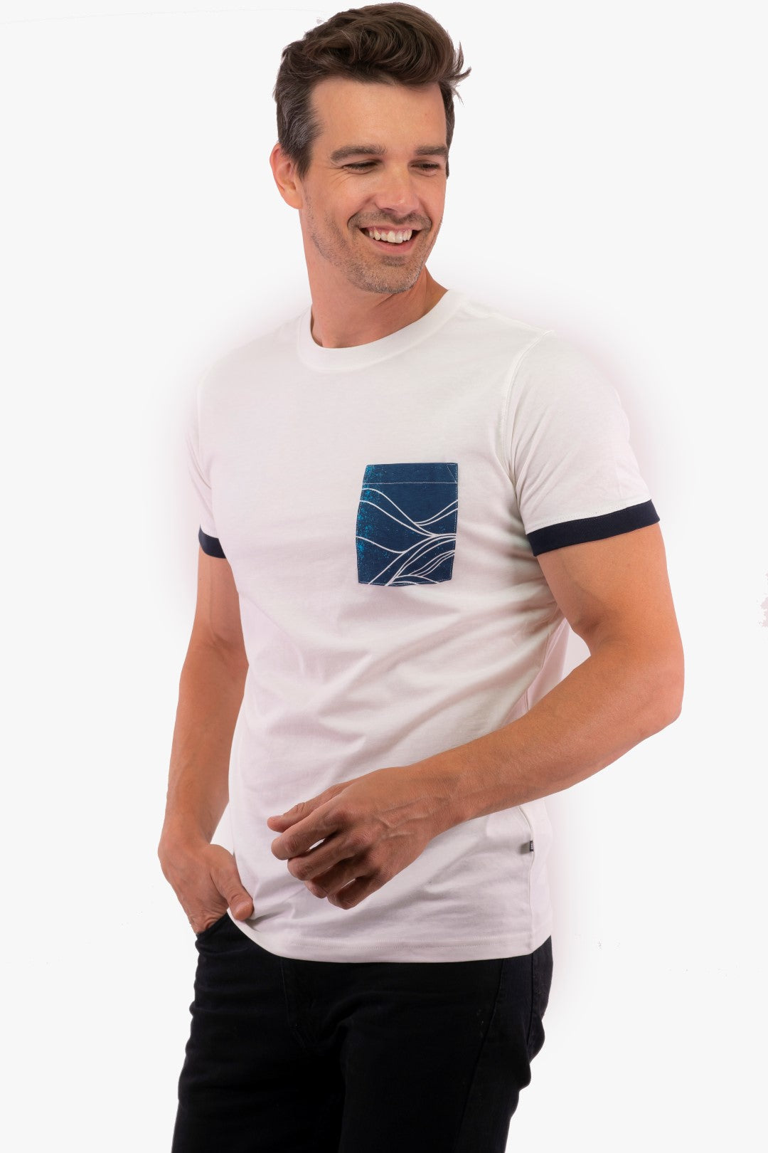 Charger l&amp;#39;image dans la galerie, T-Shirt Matinique De Couleur Blanc Casse Homme
