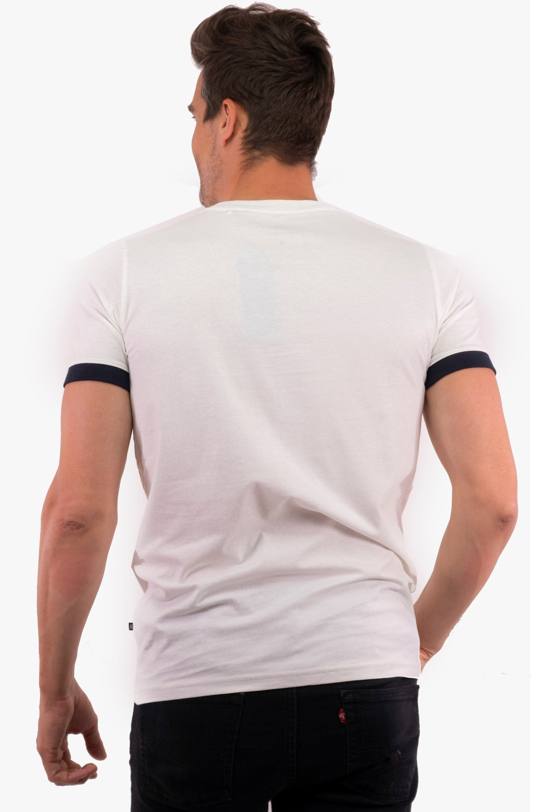 T-Shirt Matinique De Couleur Blanc Casse Homme