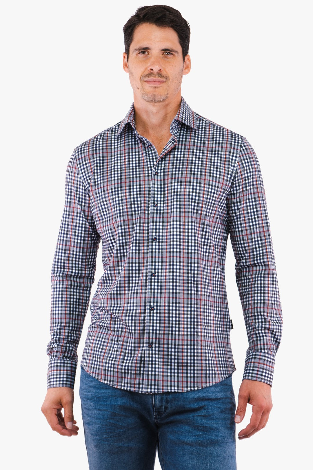 Chemise Hörst de couleur Marine