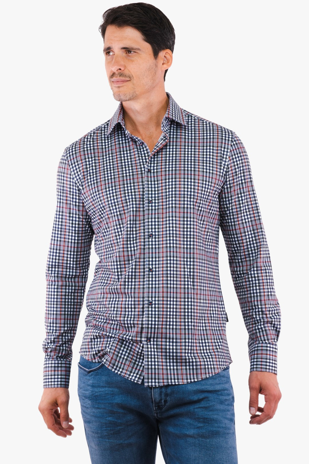 Chemise Hörst de couleur Marine