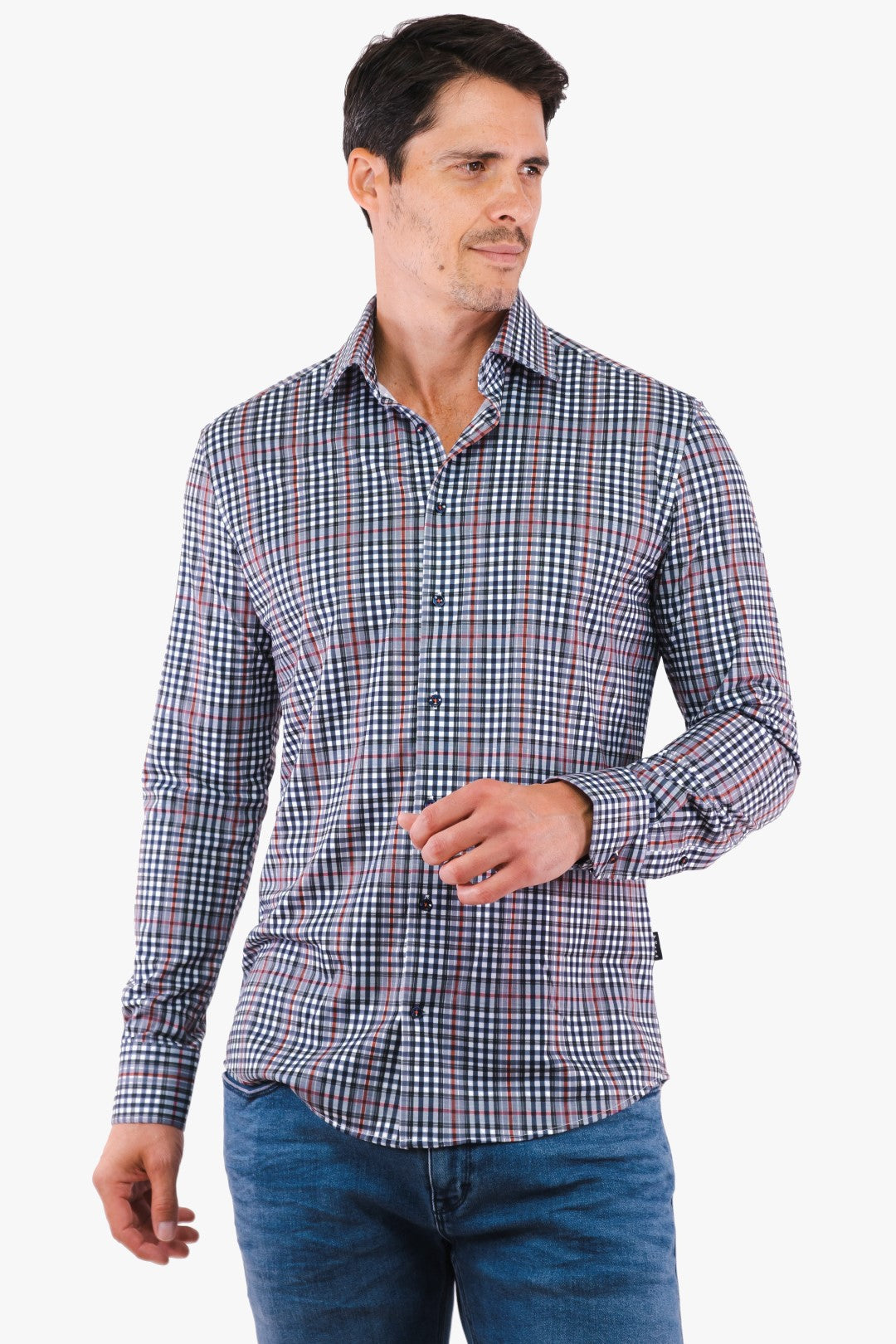 Chemise Hörst de couleur Marine