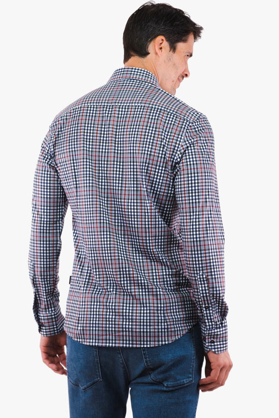 Chemise Hörst de couleur Marine