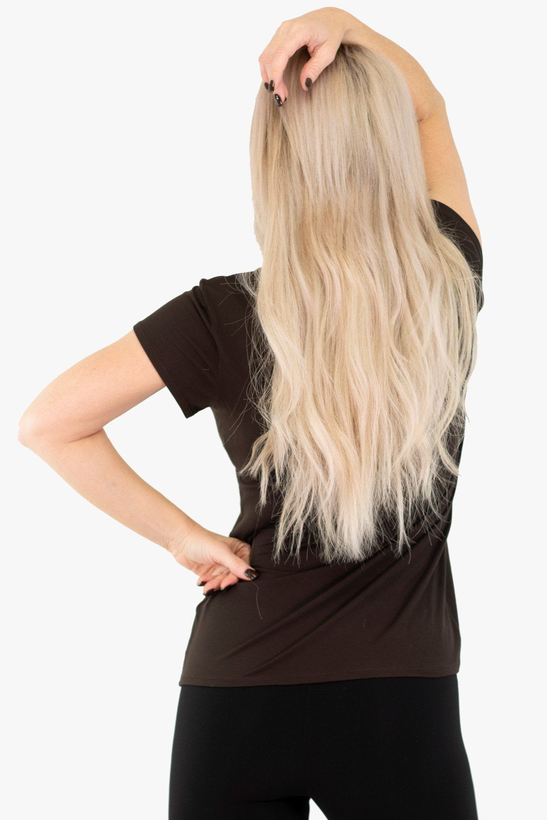 T-Shirt Innovaré De Couleur Brun (Inno-28008) Femme