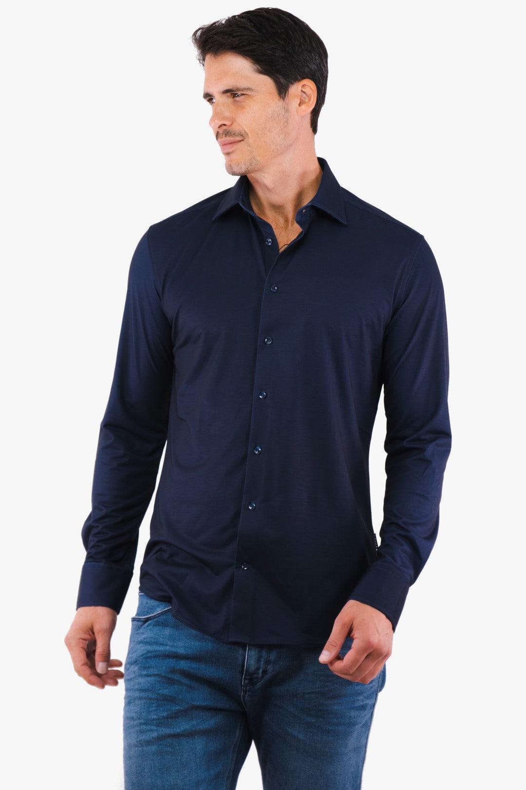 Chemise Hörst de couleur Marine