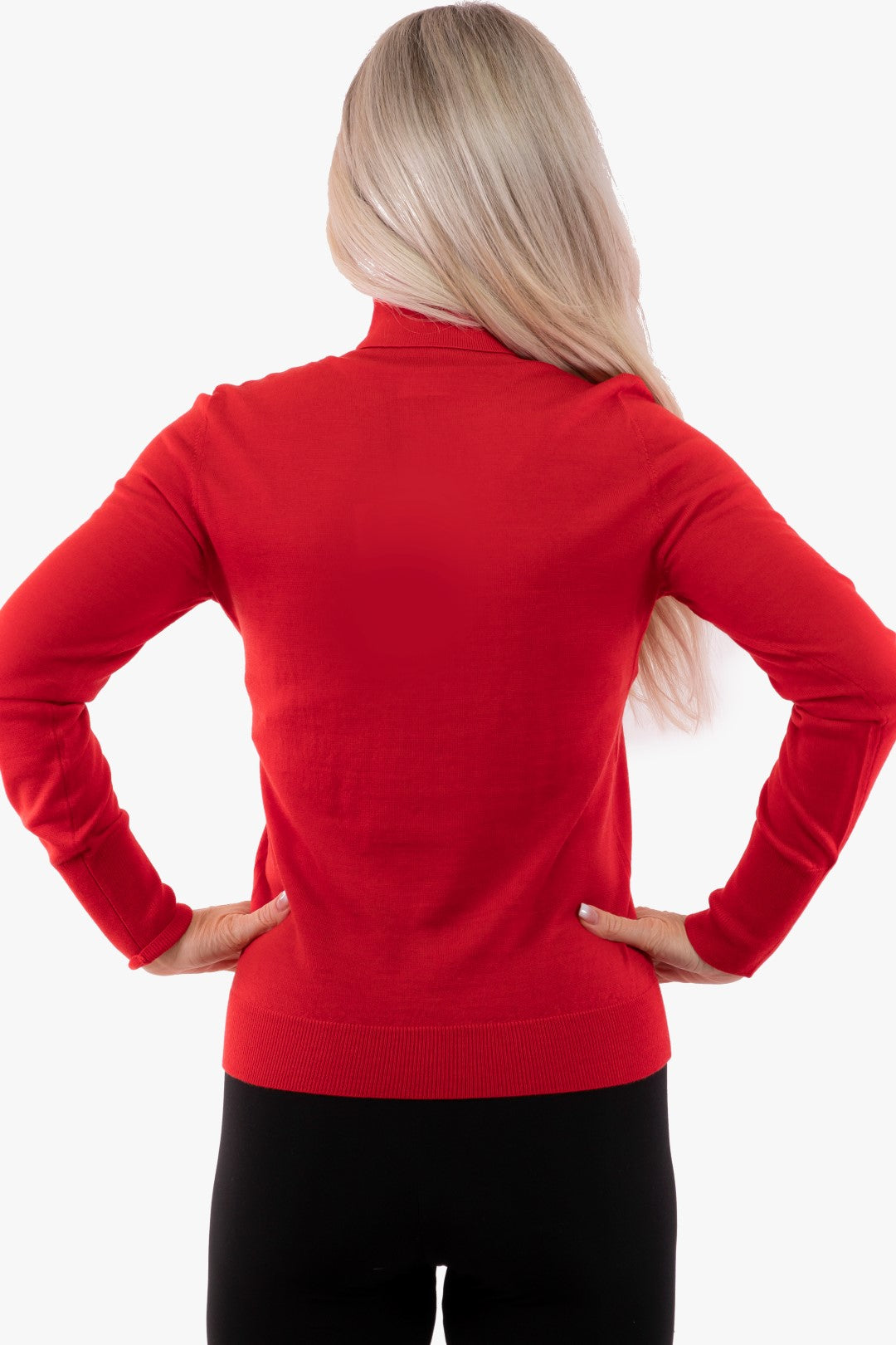 Chandail Kaffe De Couleur Rouge Femme