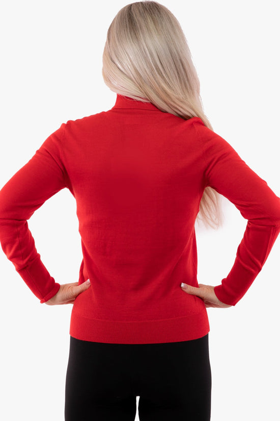 Chandail Kaffe De Couleur Rouge Femme