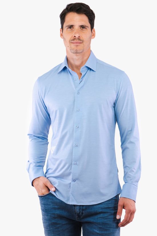Chemise Hörst de couleur Bleu Pale