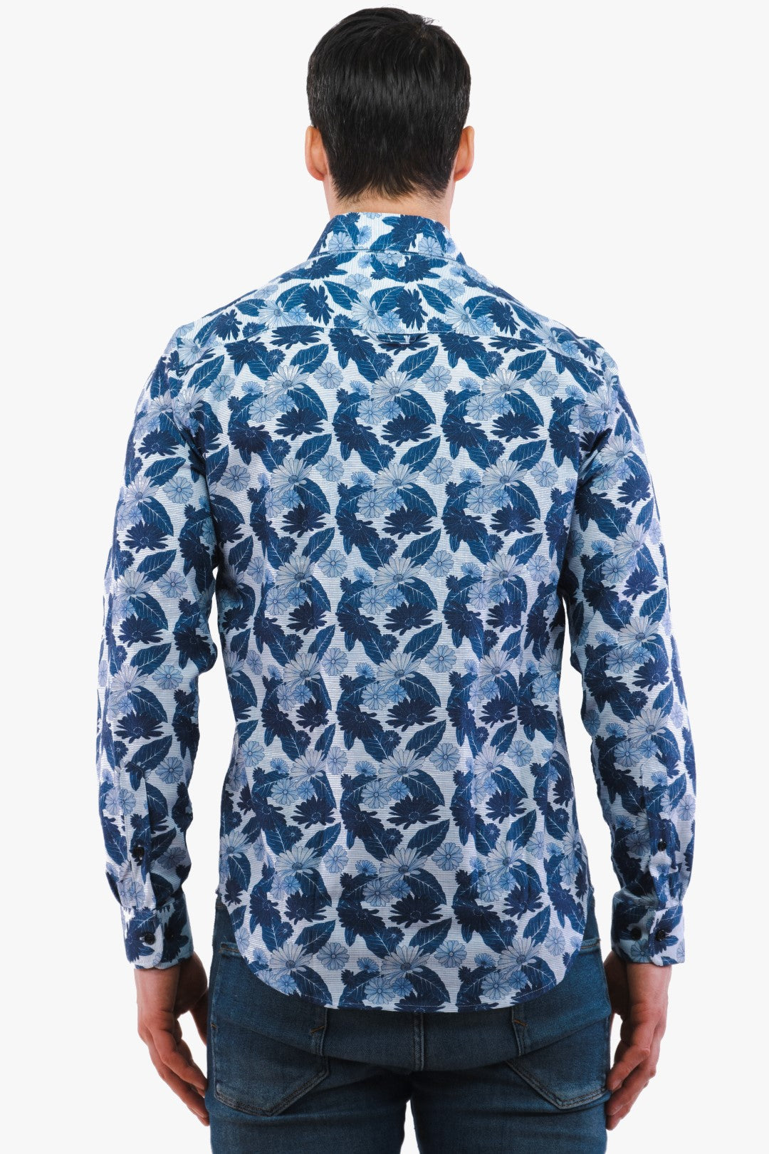 Chemise Matinique De Couleur Bleu Homme