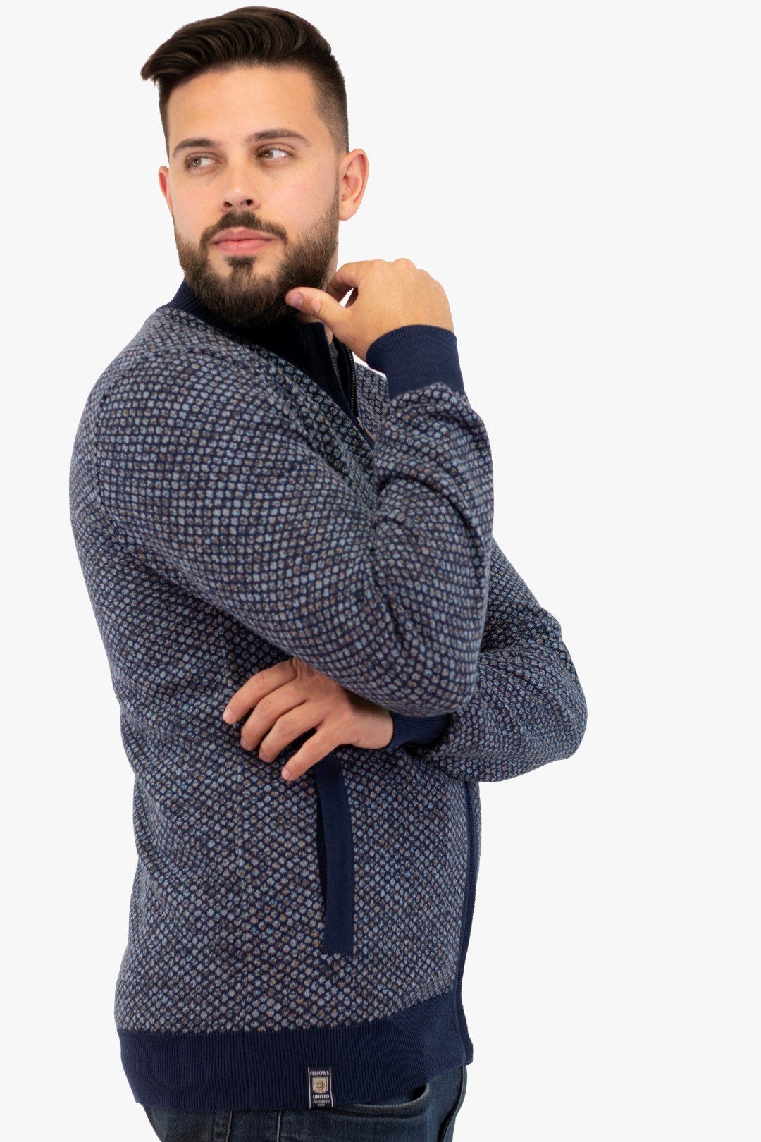 Veste Bleu Fellows United (Fell-921128) Homme