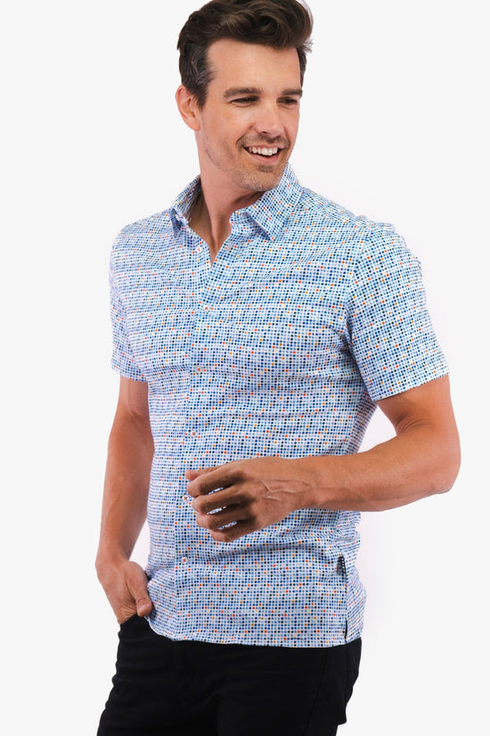 Chemise Manche Courtes Hörst De Couleur Bleu Homme