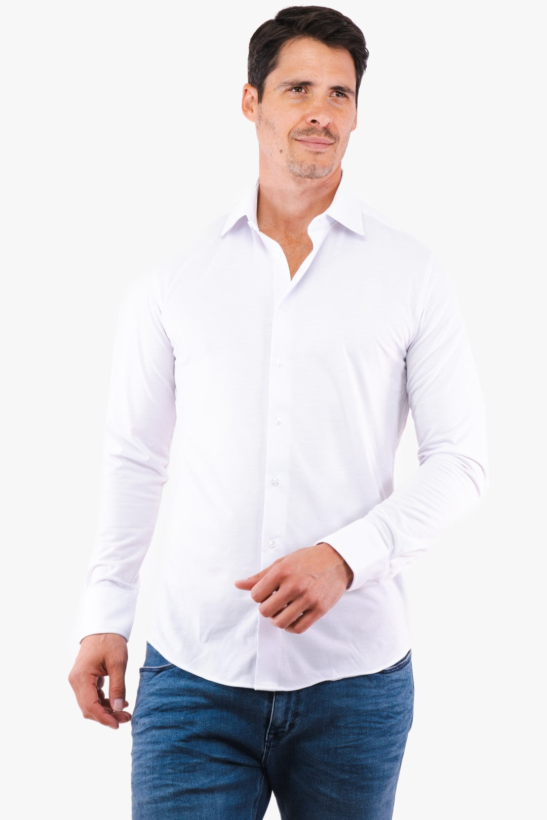 Chemise Hörst de couleur Blanc