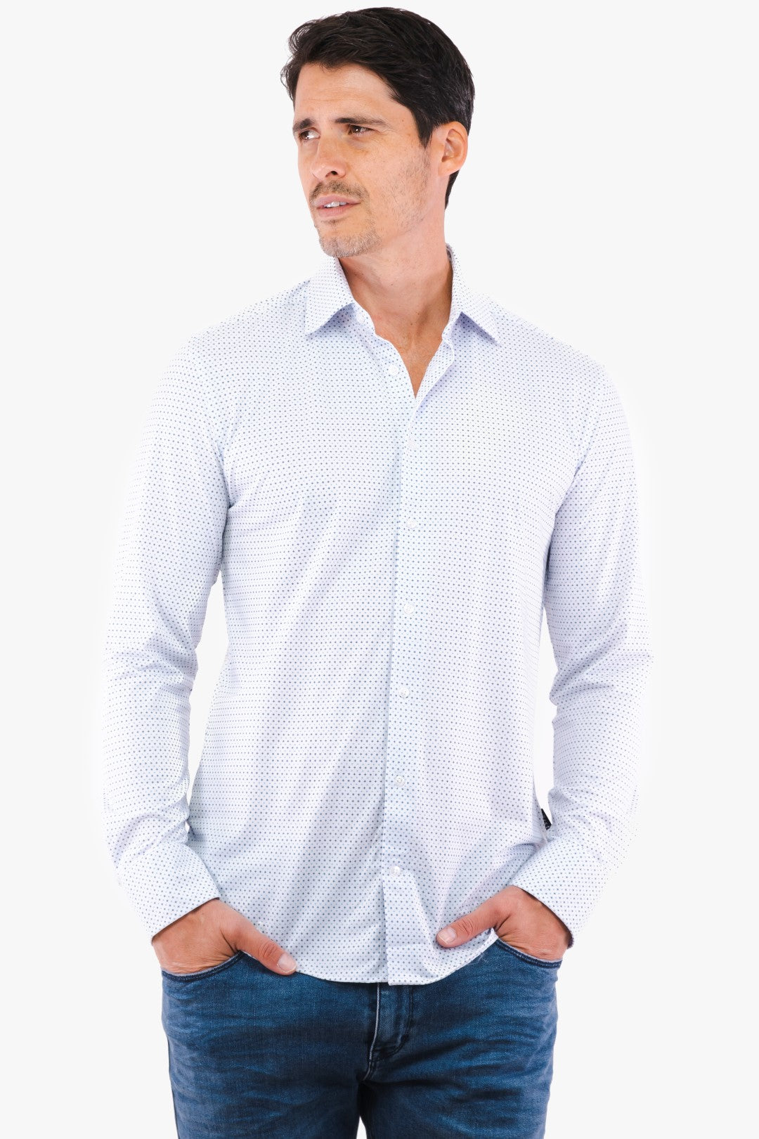 Chemise Hörst de couleur Blanc