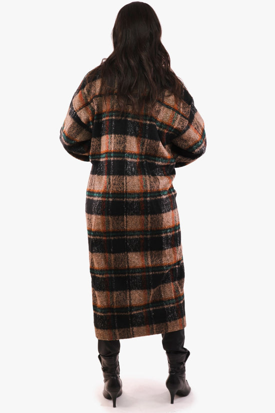 Brown Multi Inwear Coat