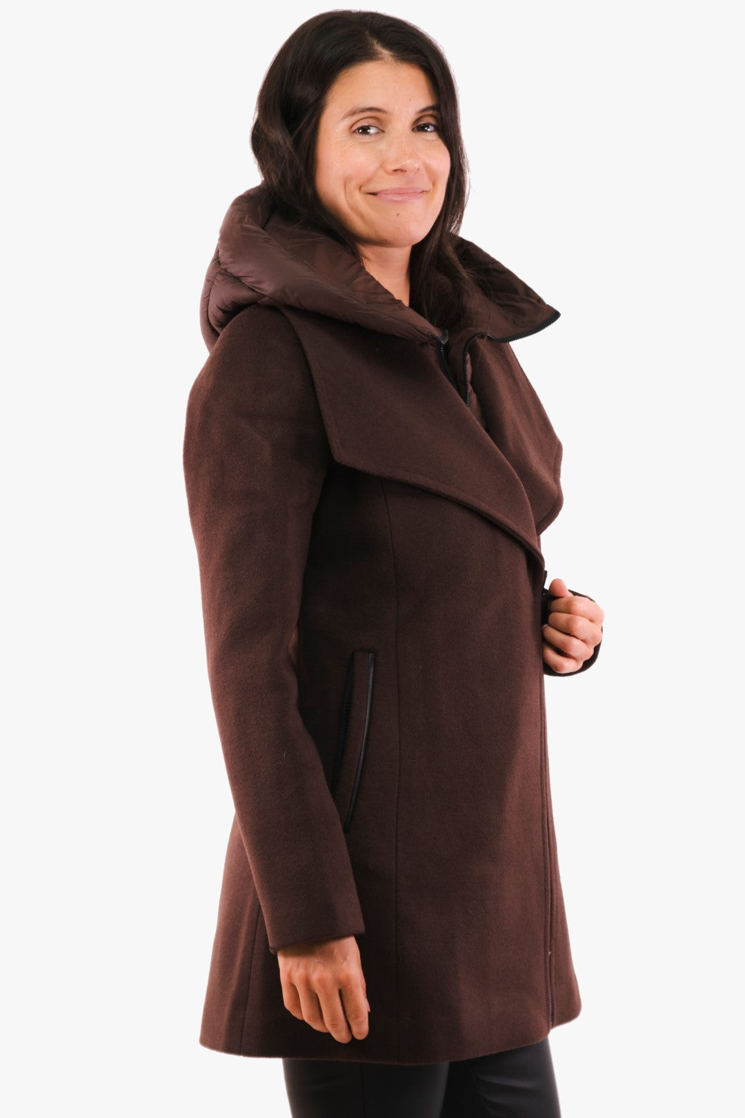 Coat Soia &amp; Kyo in Brown color