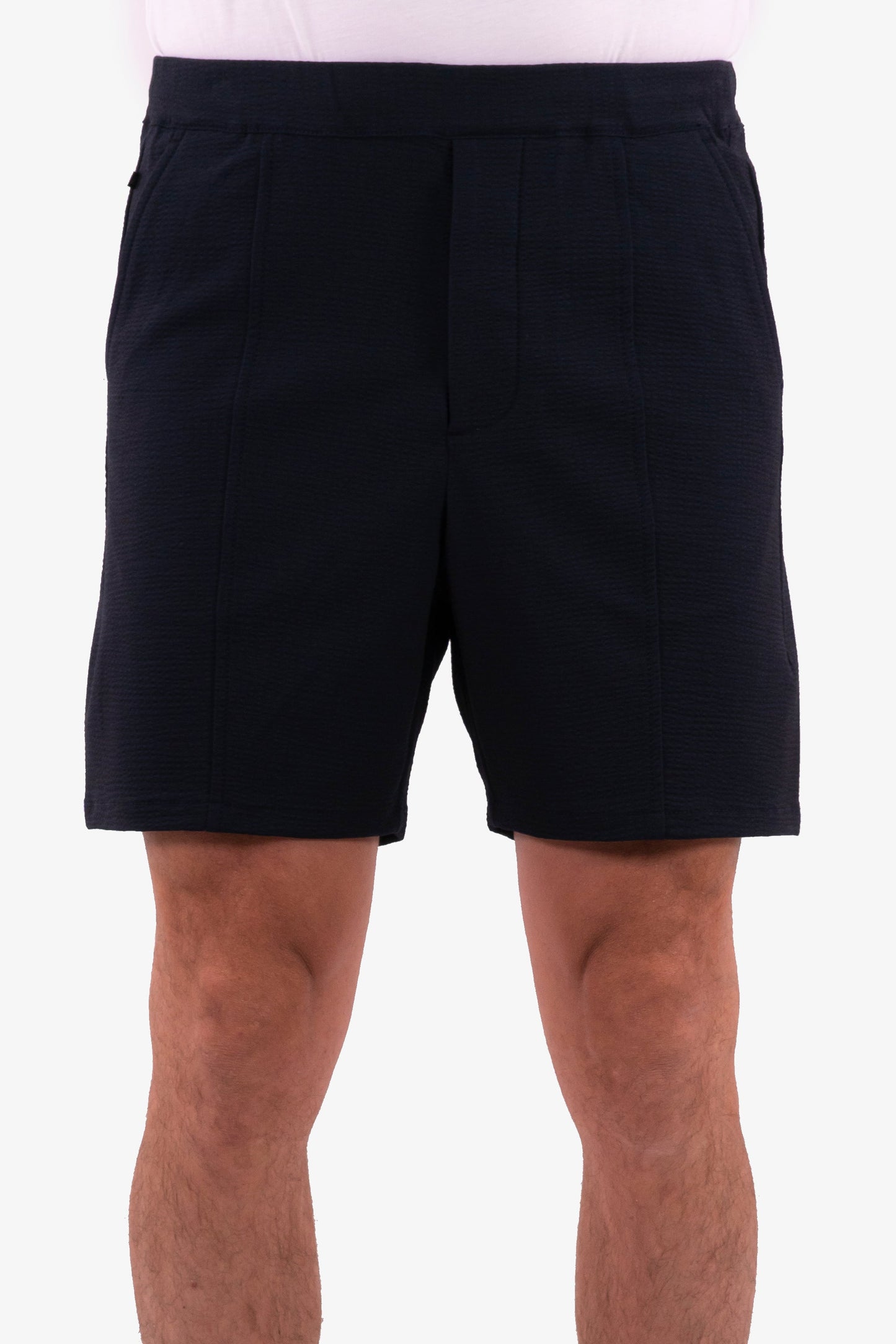 Short Matinique De Couleur Marine F. Homme