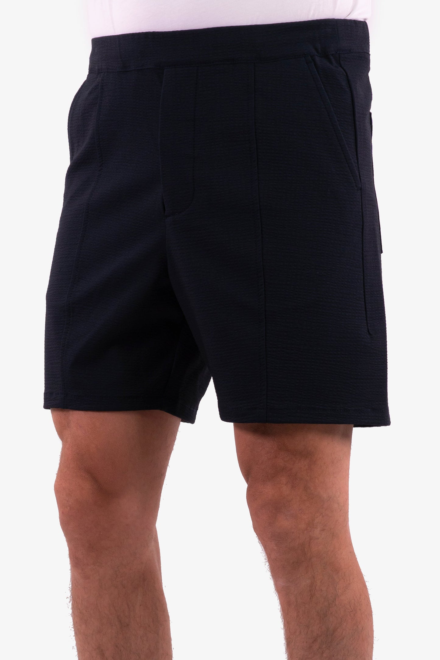 Short Matinique De Couleur Marine F. Homme