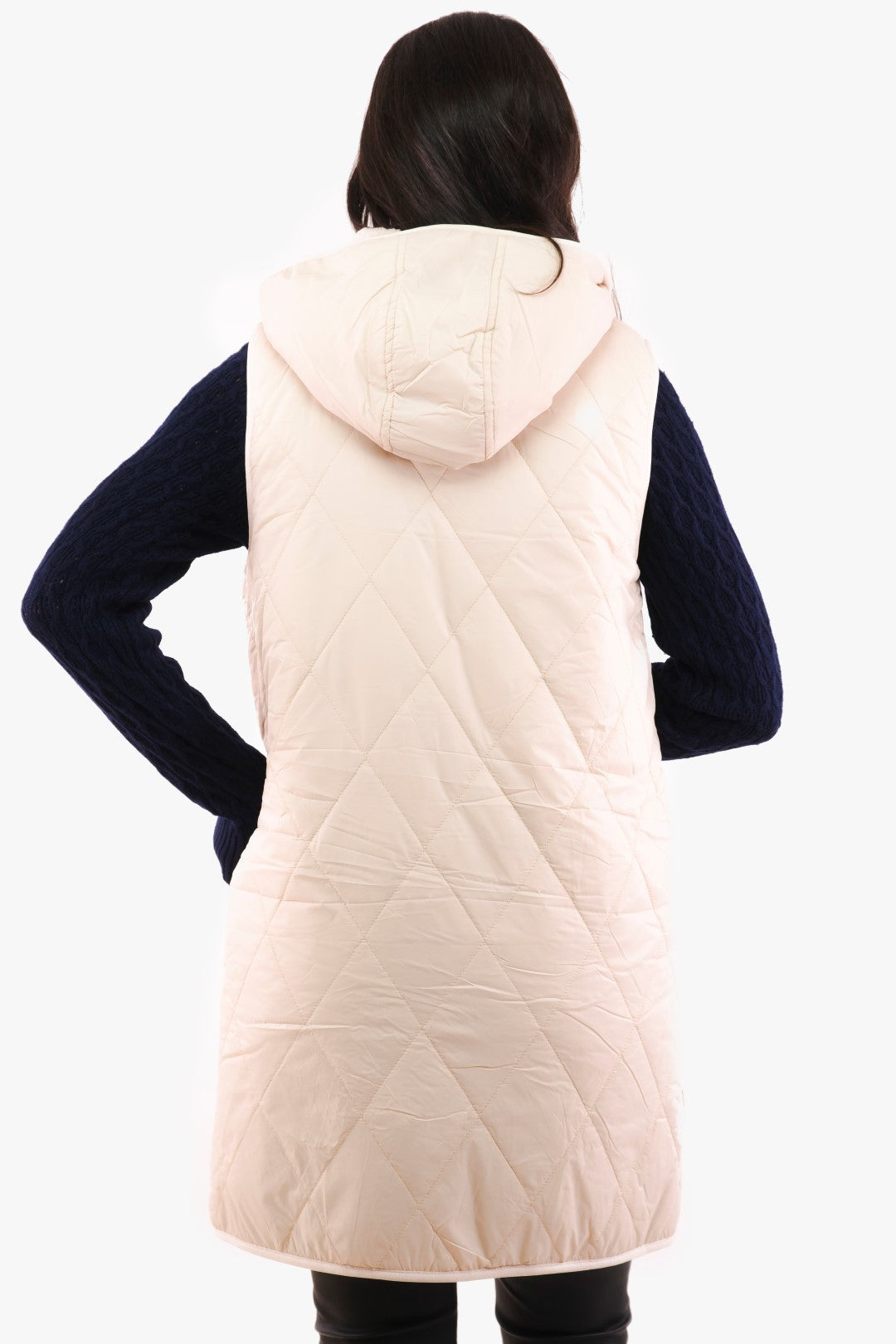 Oatmeal Part Two Sleeveless Jacket