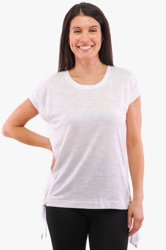 T-Shirt Tribal De Couleur Blanc Femme